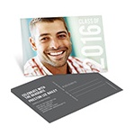Big Year Horizontal Postcard -- Graduation Announcements & Invitations