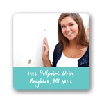 Grad With Class Photo -- Graduation Address Labels