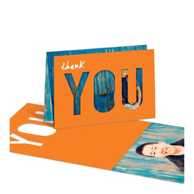 Thank You Cutout -- Graduation Thank You Cards