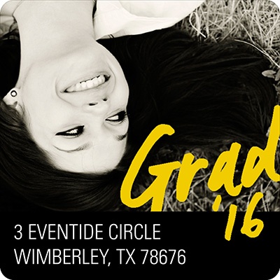 Make Your Mark -- Graduation Address Labels