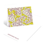 Paisley Print -- Graduation Thank You Cards