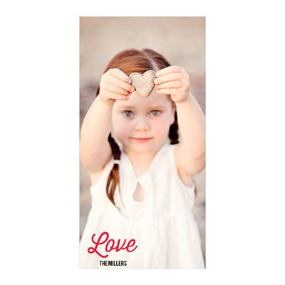 THE GOLDEN TICKET -- BOY PHOTO BIRTH ANNOUNCEMENT, 2in. x 4in. Folded Holiday Card