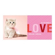 Striped Love Horizontal Photo Paper 