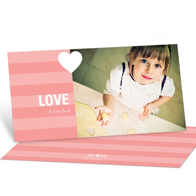Holiday Love Horizontal Photo -- Valentine's Day Photo Cards
