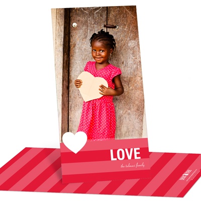 Holiday Love Vertical Photo -- Valentine's Day Photo Cards