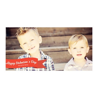 Sweet Banner Horizontal Photo Paper -- Valentine's Day Photo Cards
