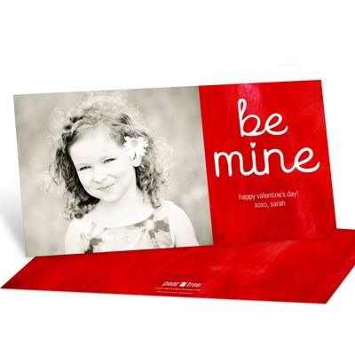 Be Mine Horizontal Photo -- Valentine's Day Photo Cards