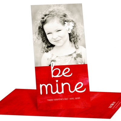 Be Mine Vertical Photo -- Valentine's Day Photo Cards