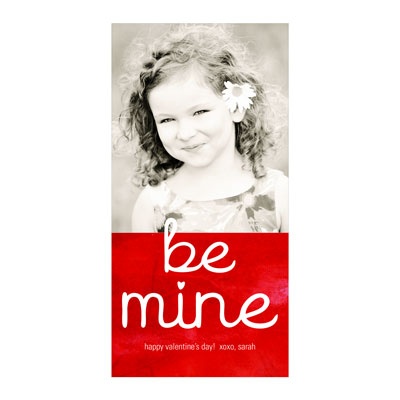 THE GOLDEN TICKET -- BOY PHOTO BIRTH ANNOUNCEMENT, 2in. x 4in. Folded Holiday Card