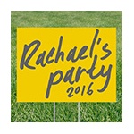 Marker Look -- Yard Signs