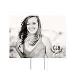 Monogrammed Photo Horizontal -- Yard Signs