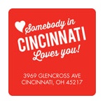 Long Distance Love -- Valentine's Day Address Labels