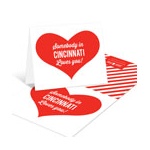 Long Distance Love -- Thank You Cards