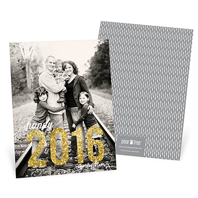 Amazing Year Vertical Photo -- New Year's Cards