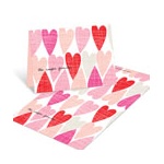 Artsy Hearts -- Valentine Notelettes