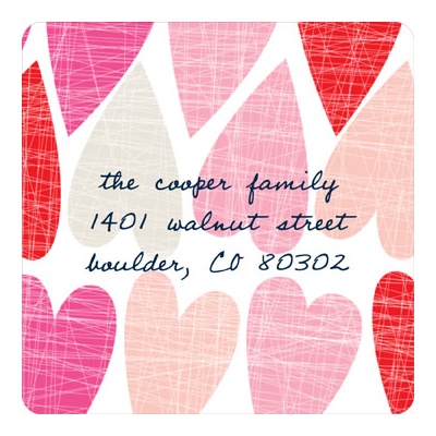 Artsy Hearts -- Valentine's Day Address Labels