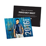 Glam Grad Horizontal Photo -- Graduation Announcements