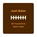 Football Draft Pick -- Address Labels