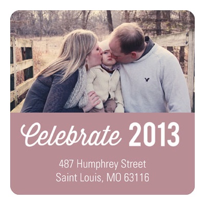 Photogenic Year -- New Year's Address Labels