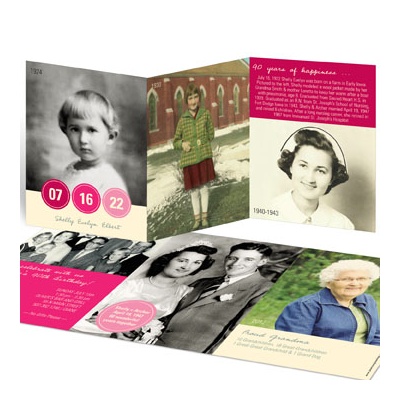 Circles of Celebration -- Trifold Party Invitations