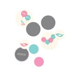 Round Reveal Table Decor -- Baby Shower Decorations