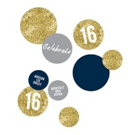 Glam Grad Gold Table Decor 