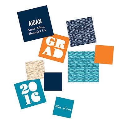Bold Grad Table Decor -- Graduation Party Decorations