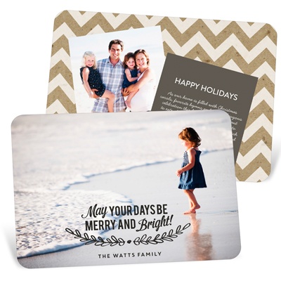 Sweet Mistletoe Message Christmas Cards 