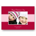 Togetherness -- Merlot & Pink Photo Valentine's Day Card