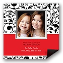 Merriment Photo Holiday Card Magnet