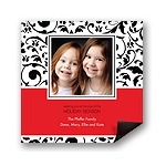 Merriment -- Photo Christmas Card Magnets