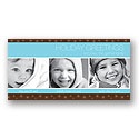 Triple Play Photo Holiday Card - Choose from 12 Background Designs!