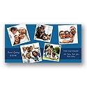 Fantastic Five Photo Holiday Card - Choose from 12 Background Designs!