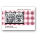 Dazzle -- Cranberry Photo Valentine's Day Card