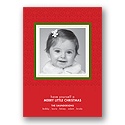 Christmas Colors Photo Holiday Card