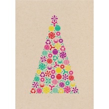 Treat Yourself Recycled Holiday Card