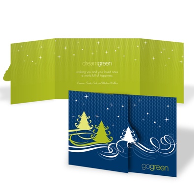 Dream Green Recycled Holiday Card