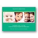 Green Holiday Recycled Photo Holiday Card