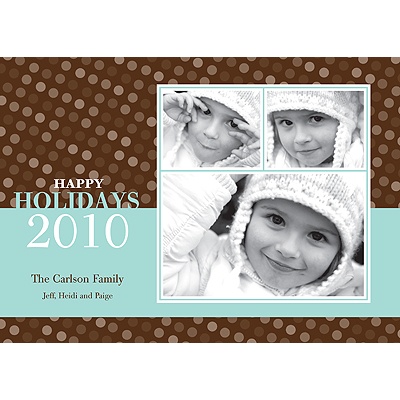 Spot-on -- Holiday Photo Card