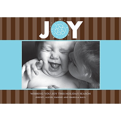 Renewed Wishes Recycled Photo Holiday Card