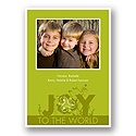 Sprouting Joy Recycled Photo Holiday Card