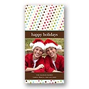 Polka Dot Party Photo Holiday Card