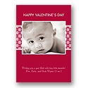 Cherished -- Red & White Photo Valentine's Day Card