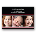 A Touch of Dots -- Black Holiday Photo Card