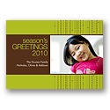 Seasonal Bliss Photo Holiday Card - Olive & Aqua