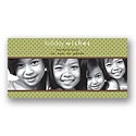 Polka-Dot Fashion -- Olive Photo Holiday Card