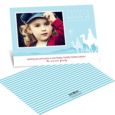 Miracle of Christmas Photo Christmas Card