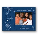 Christmas Twilight -- Blue Holiday Photo Card