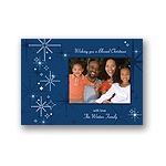 Christmas Twilight -- Blue Holiday Photo Card