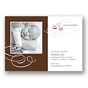 Just Hatched -- Pink Photo Birth Announcement